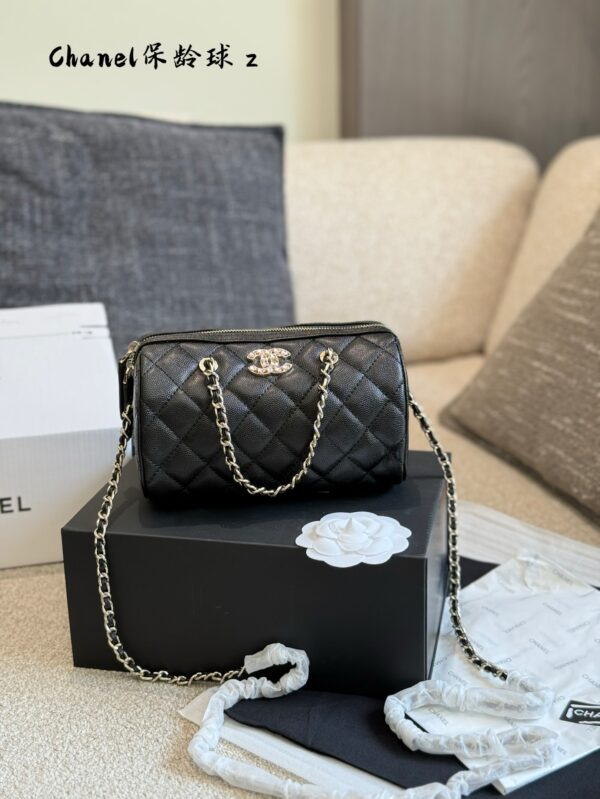 Chanel 25P bowling bag